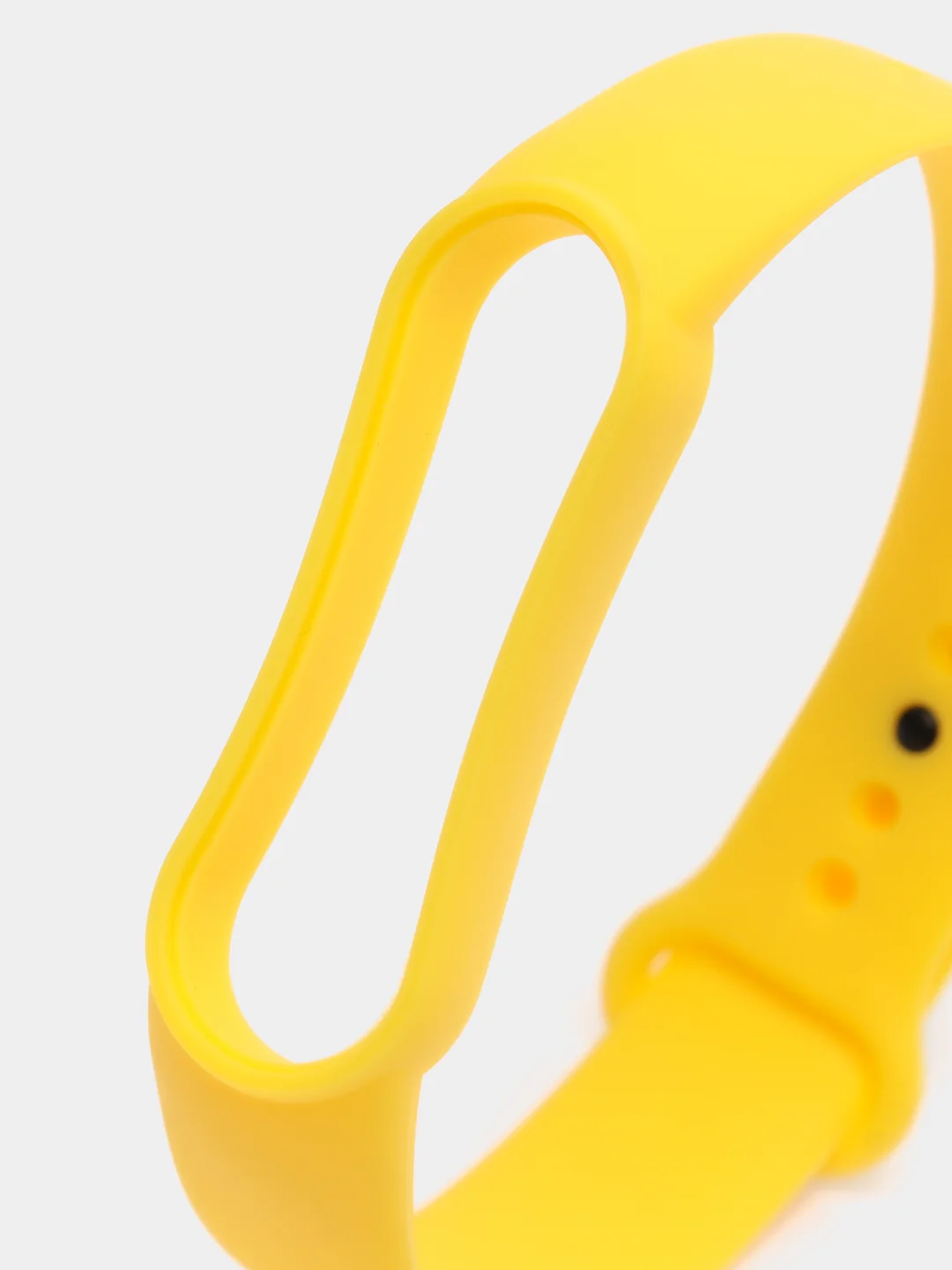 Желтый силиконовый ремешок для фитнес браслета Xiaomi Mi Band 3 / 4 / 5 / 6