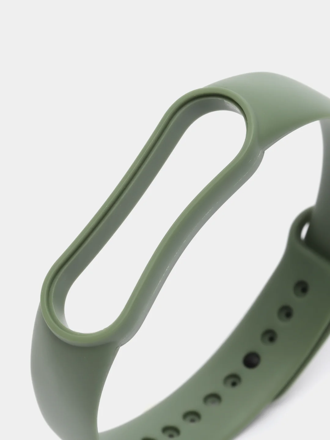 Зеленый силиконовый ремешок для фитнес браслета Xiaomi Mi Band 3 / 4 / 5 / 6