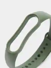 Зеленый силиконовый ремешок для фитнес браслета Xiaomi Mi Band 3 / 4 / 5 / 6