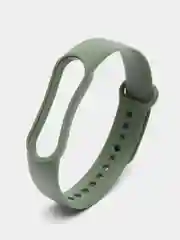 Зеленый силиконовый ремешок для фитнес браслета Xiaomi Mi Band 3 / 4 / 5 / 6