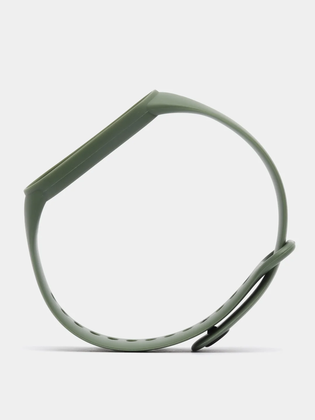 Зеленый силиконовый ремешок для фитнес браслета Xiaomi Mi Band 3 / 4 / 5 / 6
