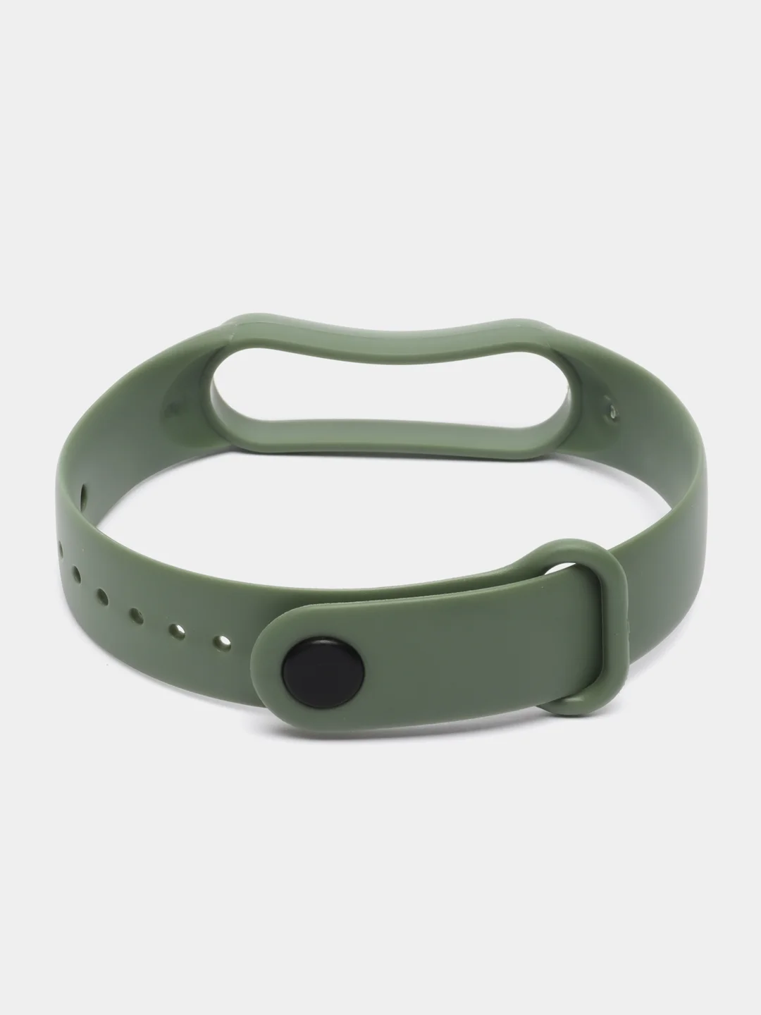 Зеленый силиконовый ремешок для фитнес браслета Xiaomi Mi Band 3 / 4 / 5 / 6