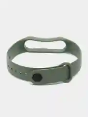 Зеленый силиконовый ремешок для фитнес браслета Xiaomi Mi Band 3 / 4 / 5 / 6