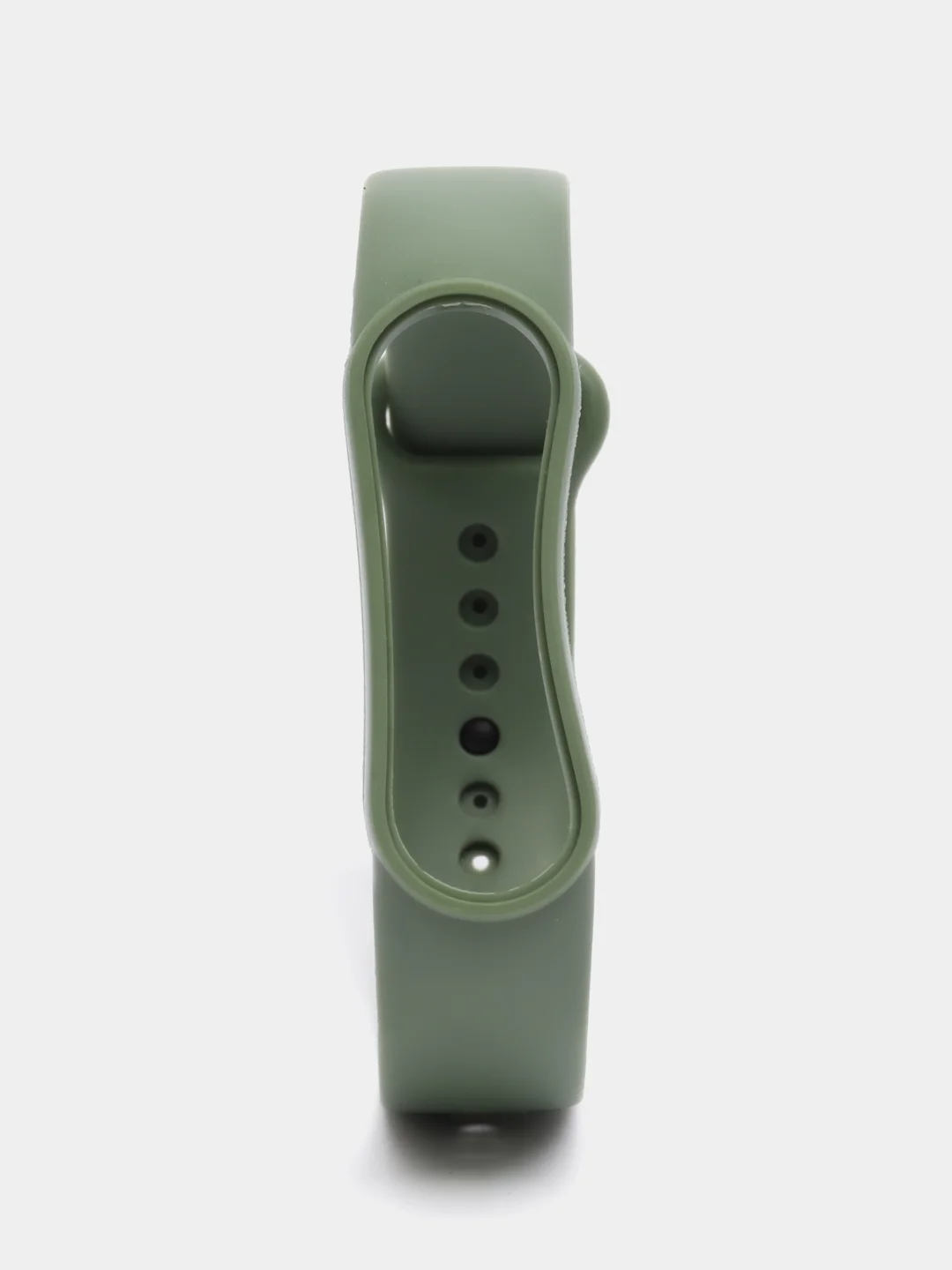 Зеленый силиконовый ремешок для фитнес браслета Xiaomi Mi Band 3 / 4 / 5 / 6