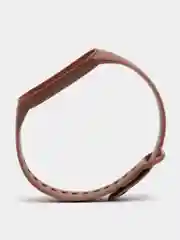 Коричневый силиконовый ремешок для фитнес браслета Xiaomi Mi Band 3 / 4 / 5 / 6