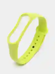 Лайм силиконовый ремешок для фитнес браслета Xiaomi Mi Band 3 / 4 / 5 / 6