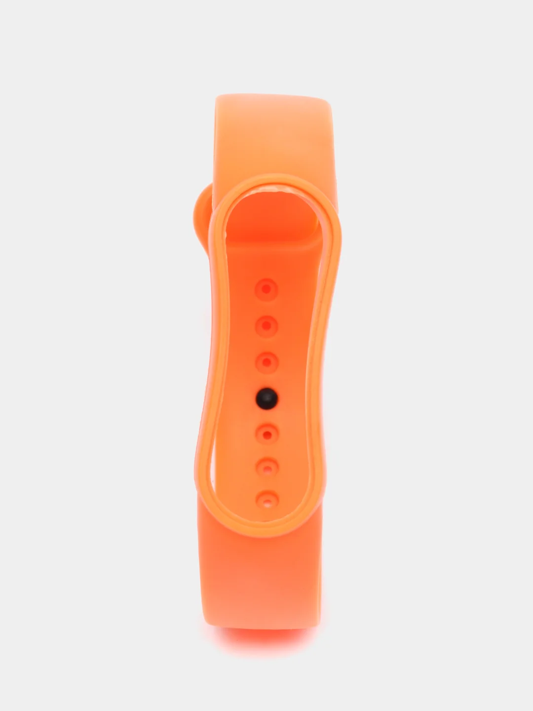 Оранжевый силиконовый ремешок для фитнес браслета Xiaomi Mi Band 3 / 4 / 5 / 6