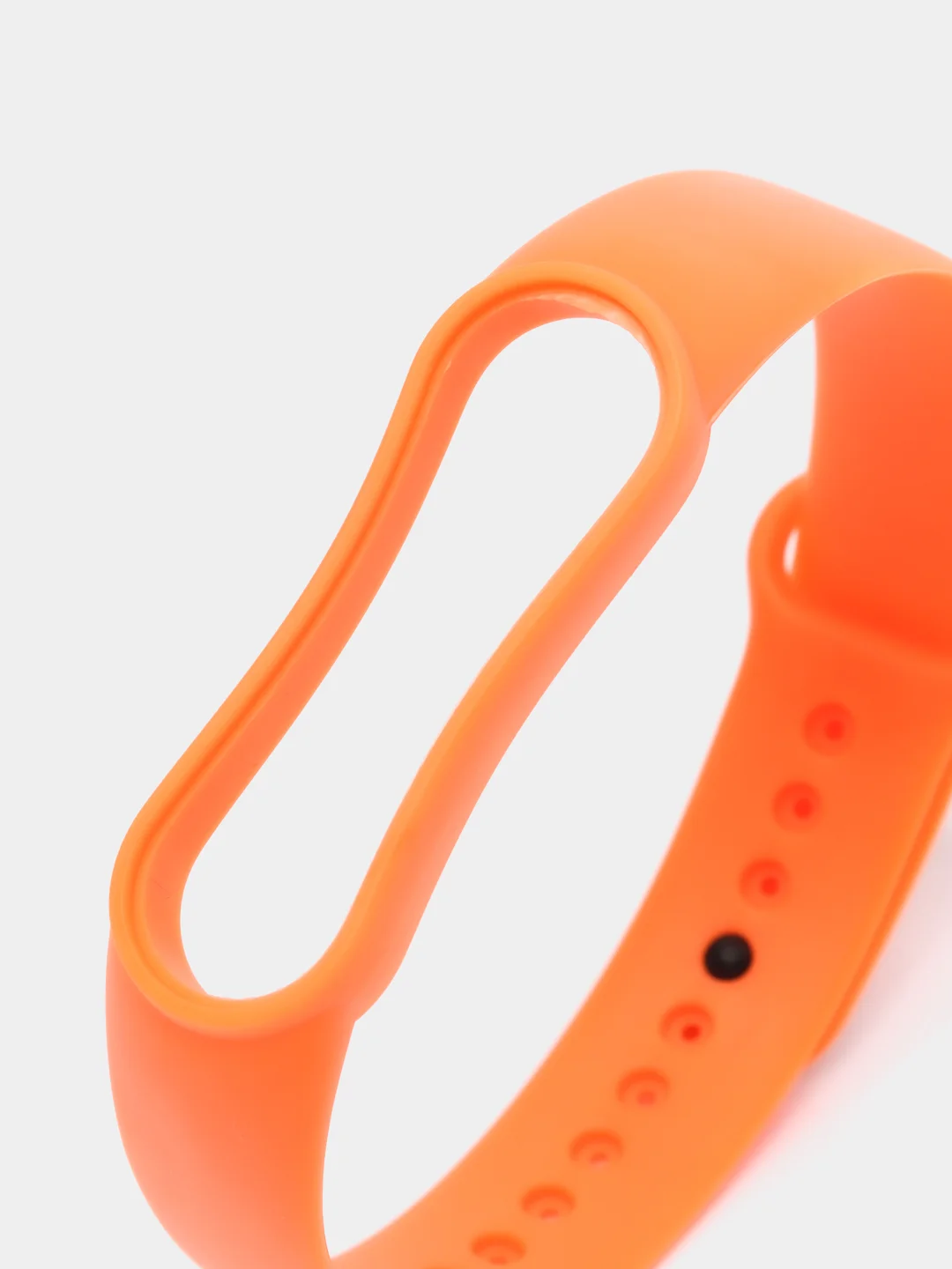 Оранжевый силиконовый ремешок для фитнес браслета Xiaomi Mi Band 3 / 4 / 5 / 6