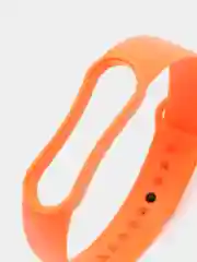 Оранжевый силиконовый ремешок для фитнес браслета Xiaomi Mi Band 3 / 4 / 5 / 6