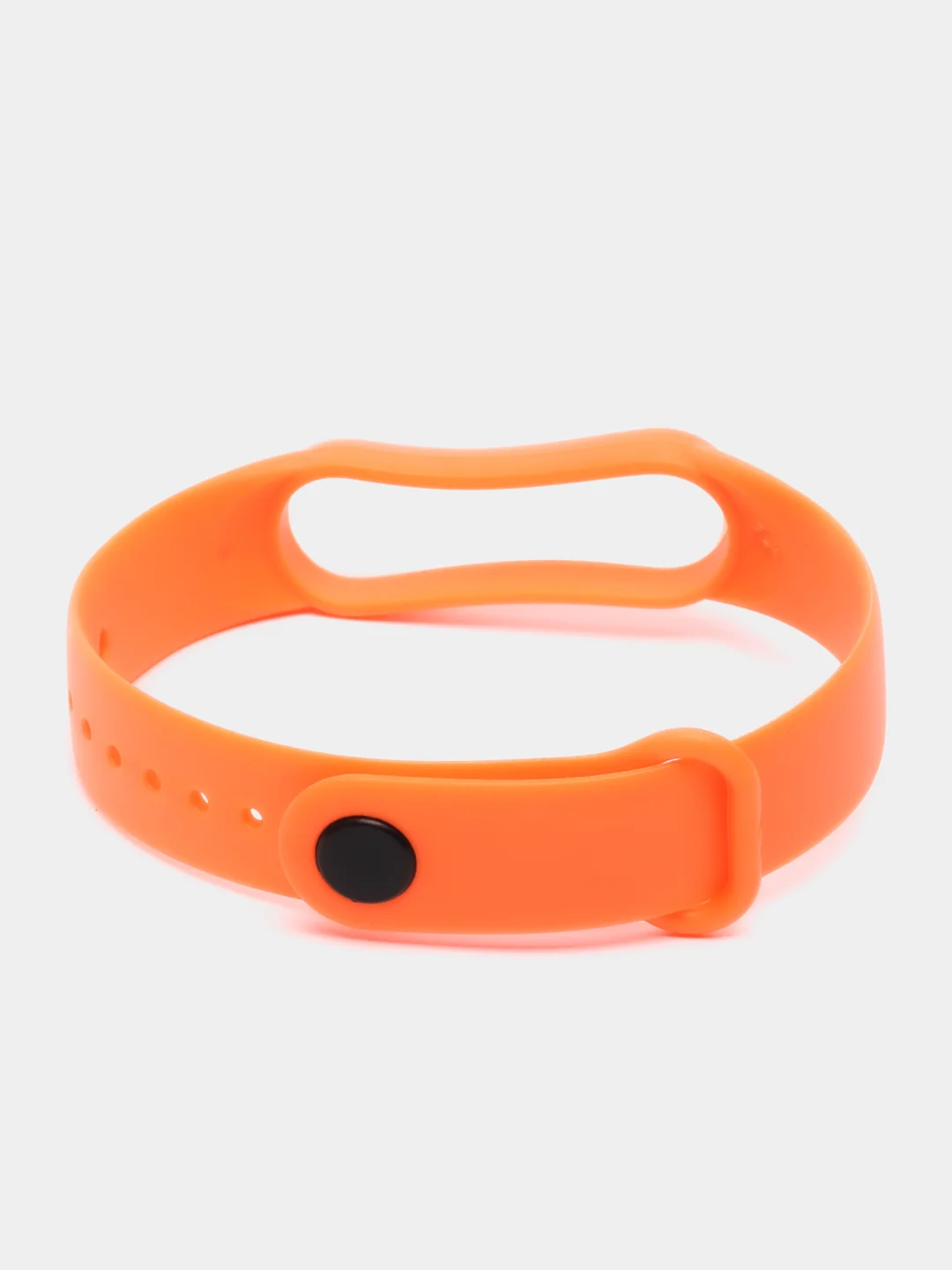 Оранжевый силиконовый ремешок для фитнес браслета Xiaomi Mi Band 3 / 4 / 5 / 6