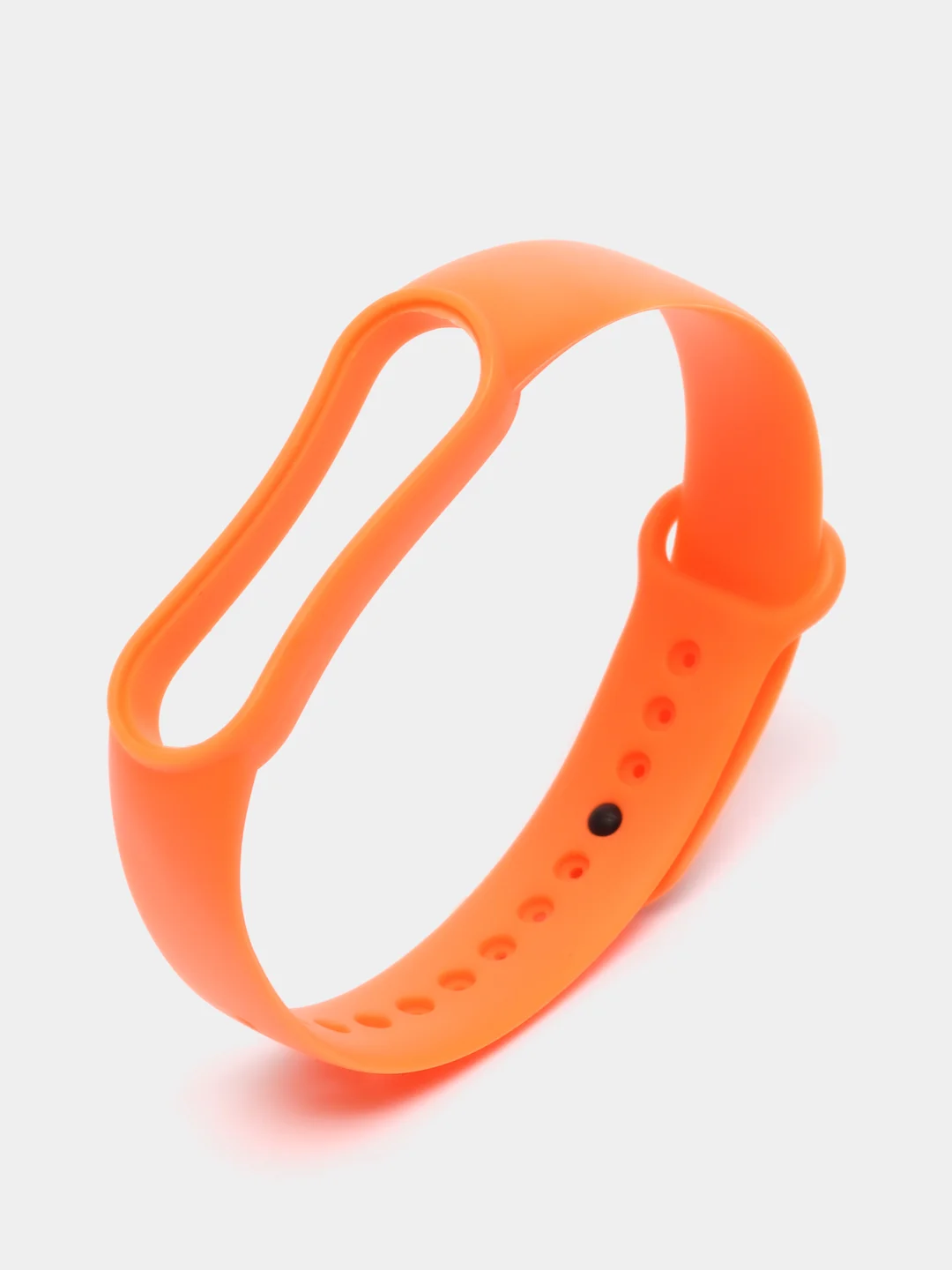 Оранжевый силиконовый ремешок для фитнес браслета Xiaomi Mi Band 3 / 4 / 5 / 6