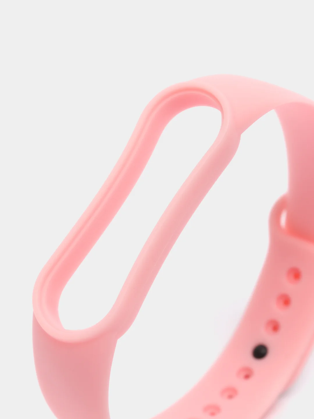 Розовый силиконовый ремешок для фитнес браслета Xiaomi Mi Band 3 / 4 / 5 / 6