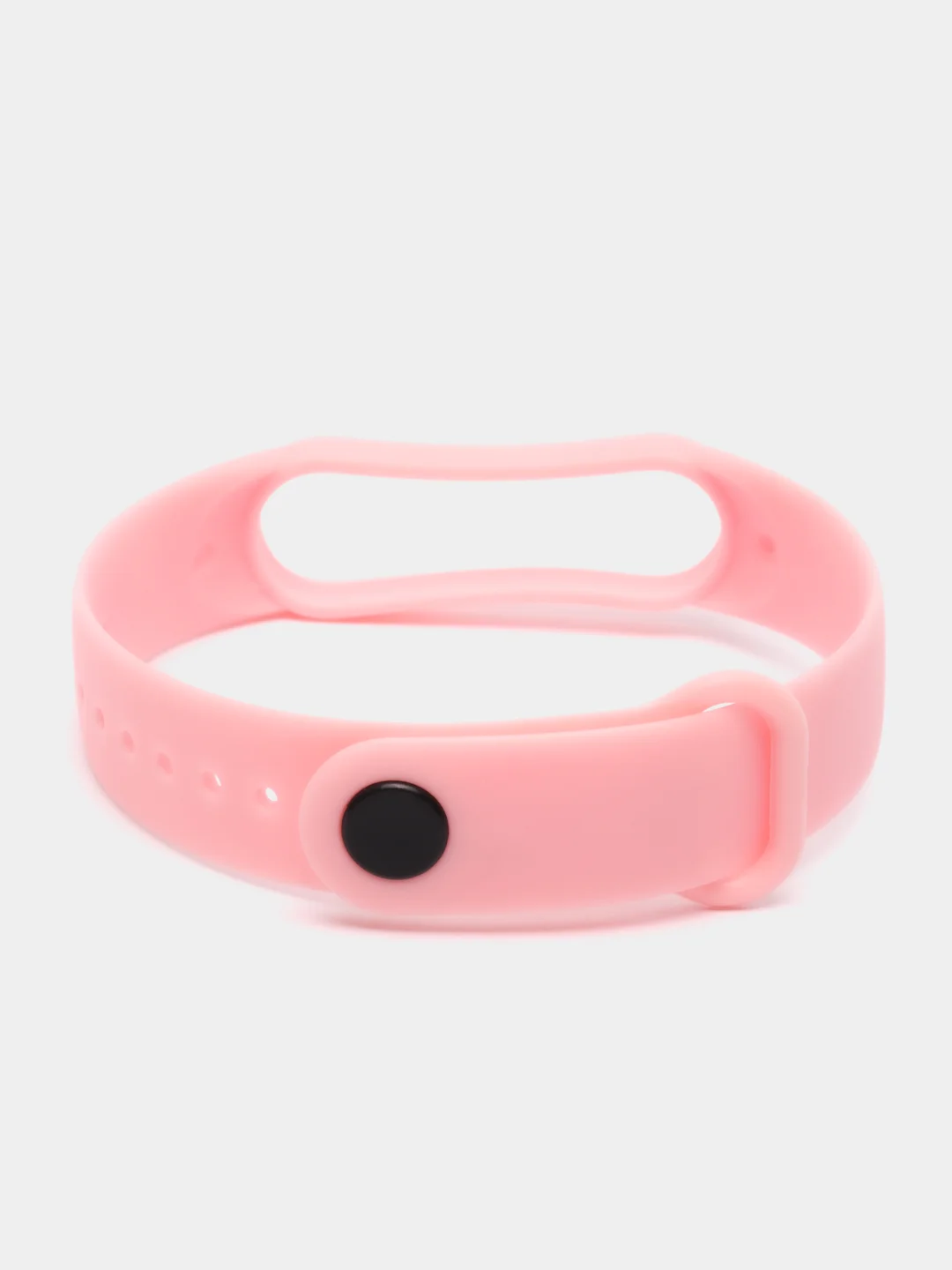 Розовый силиконовый ремешок для фитнес браслета Xiaomi Mi Band 3 / 4 / 5 / 6