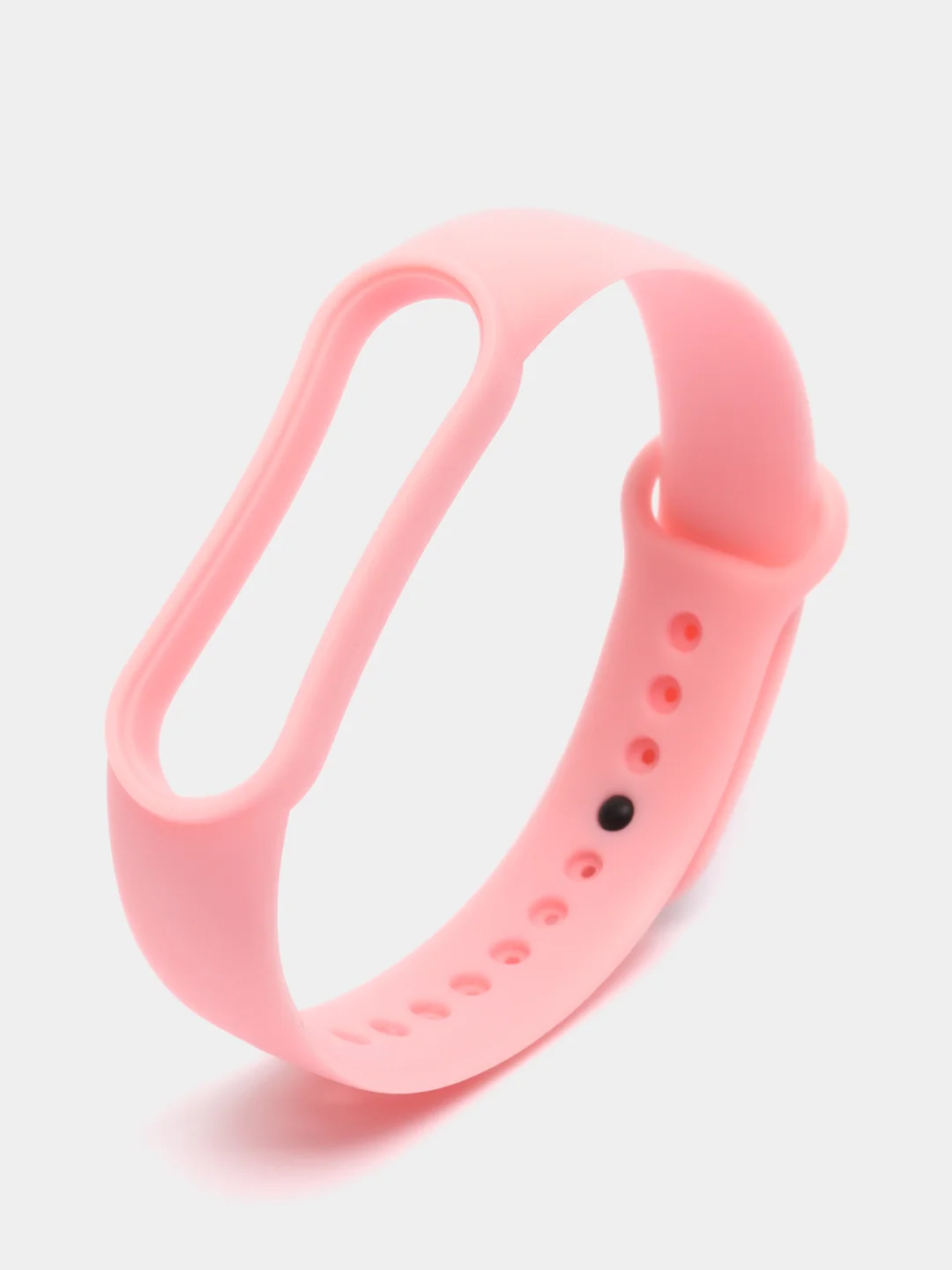 Розовый силиконовый ремешок для фитнес браслета Xiaomi Mi Band 3 / 4 / 5 / 6