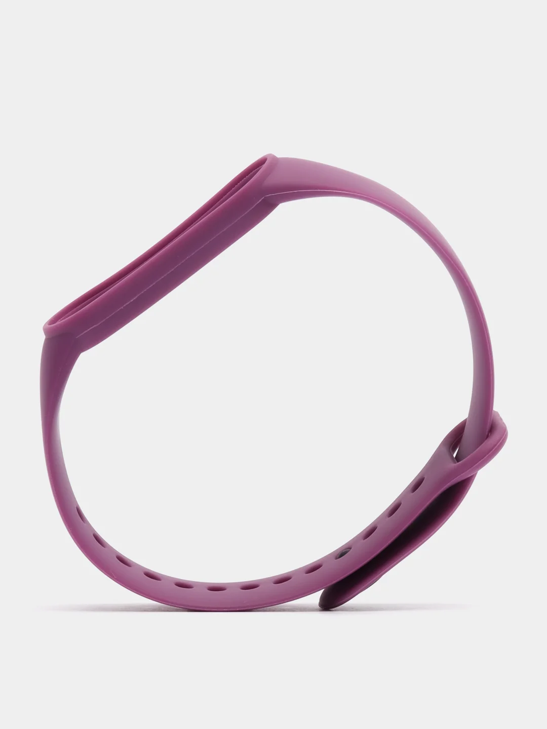 Сиреневый силиконовый ремешок для фитнес браслета Xiaomi Mi Band 3 / 4 / 5 / 6
