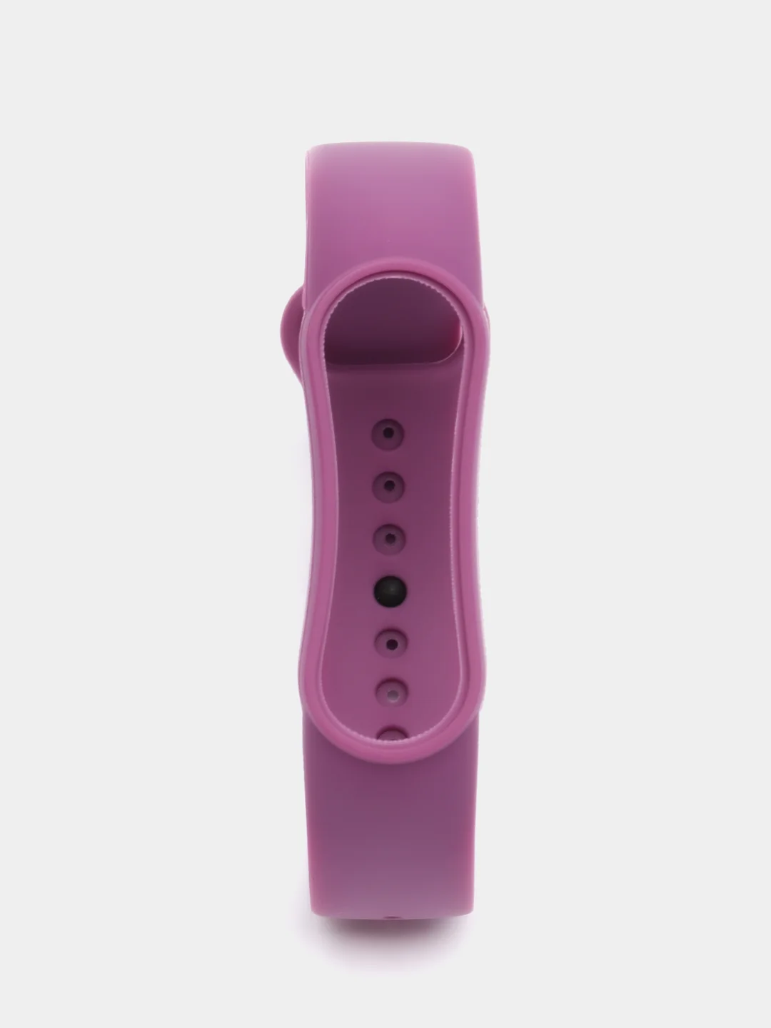 Сиреневый силиконовый ремешок для фитнес браслета Xiaomi Mi Band 3 / 4 / 5 / 6