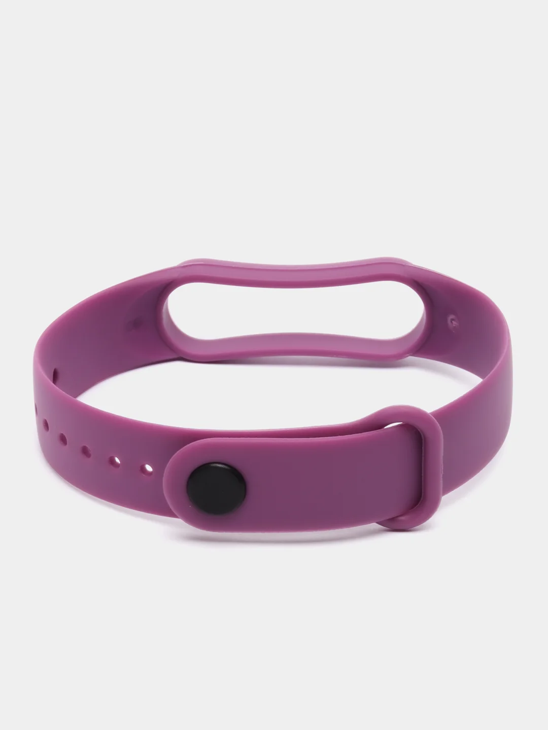 Сиреневый силиконовый ремешок для фитнес браслета Xiaomi Mi Band 3 / 4 / 5 / 6