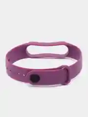 Сиреневый силиконовый ремешок для фитнес браслета Xiaomi Mi Band 3 / 4 / 5 / 6