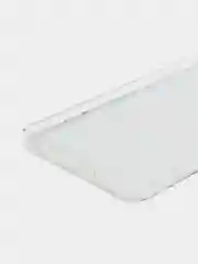 Голубой силиконовый чехол на Samsung Galaxy S10 / Самсунг S10 прозрачный с рисунком, защита камеры