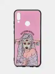 Приглушённый хаки силиконовый чехол для Honor 10 Lite / Huawei P Smart 2019, с принтом, с рисунком (Хонор 10 Лайт / Хуавей П смарт 2019)