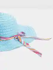 Голубой шляпа женская