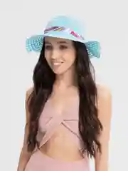 Голубой шляпа женская