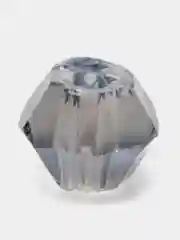 Голубой бусины стеклянные, гранёные, голубые, 4 мм (20 штук)