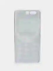 Угольный силиконовый чехол на Huawei Honor 9 / Хонор 9 прозрачный, с рисунком, защита камеры