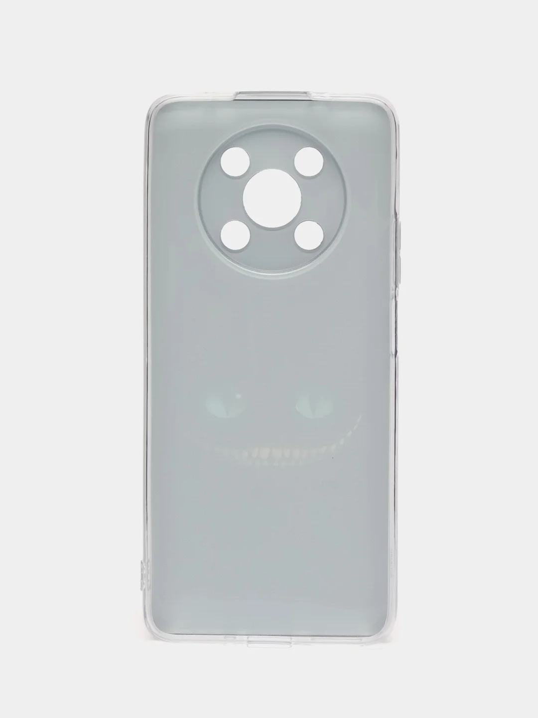 Черный силиконовый чехол на Huawei Nova Y90 / Хуавей Нова Y90 с рисунком, защита камеры