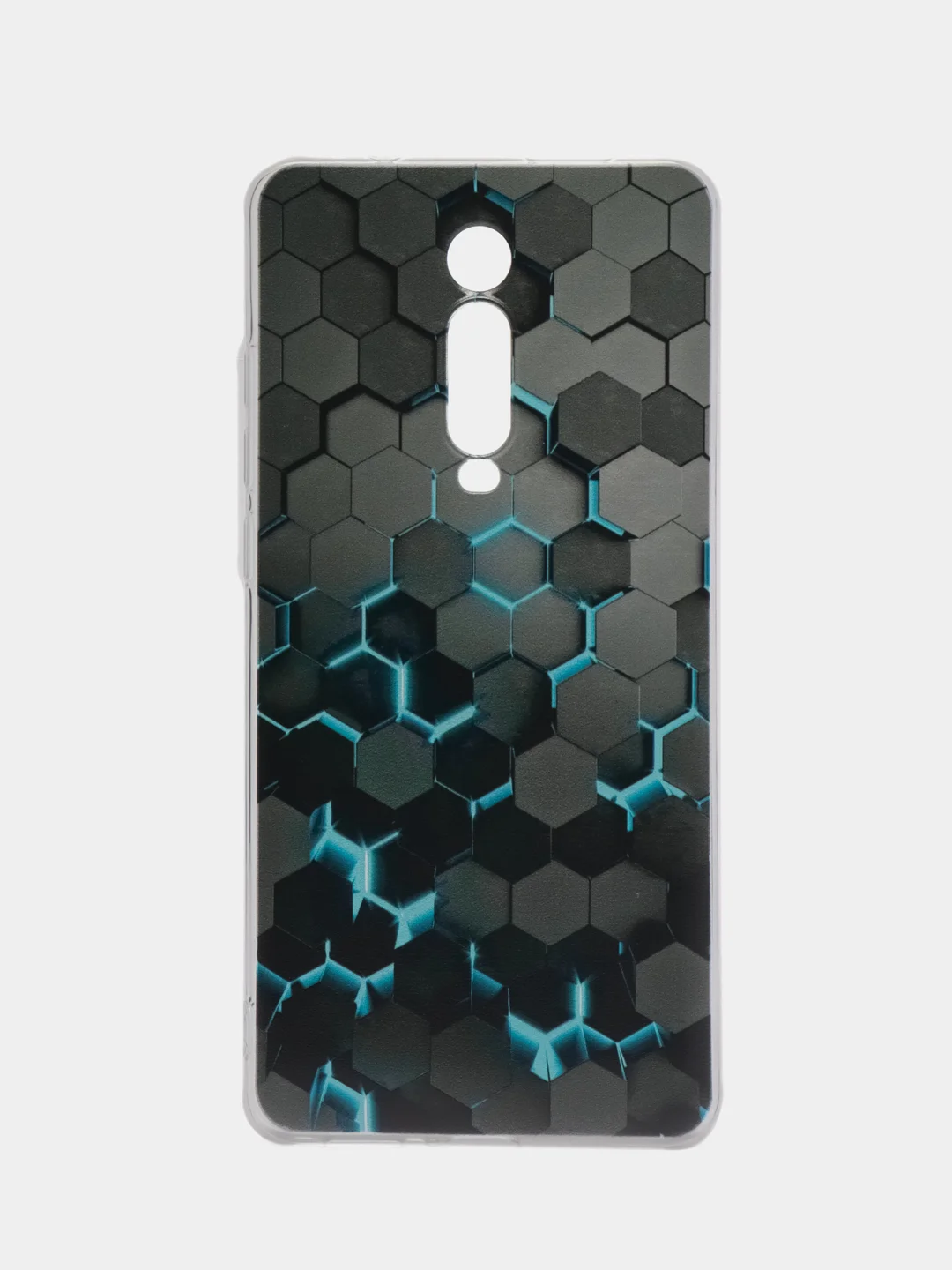 Бирюзовый чехол на Xiaomi Redmi K20/K20 Pro/Mi 9T/Mi 9T Pro / Сяоми Редми К20 прозрачный, с рисунком