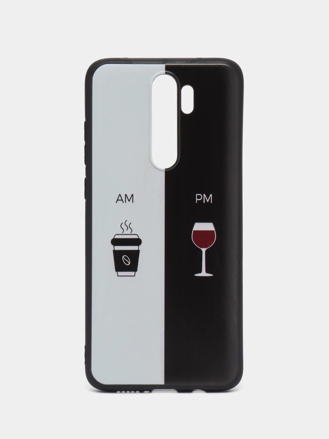 Бирюзовый силиконовый чехол для Xiaomi Redmi Note 8 Pro, с принтом, с рисунком (Редми Ноут 8 Про)