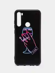 Голубой силиконовый чехол для Xiaomi Redmi Note 8T, с принтом, с рисунком (Сяоми Редми Ноут 8Т)