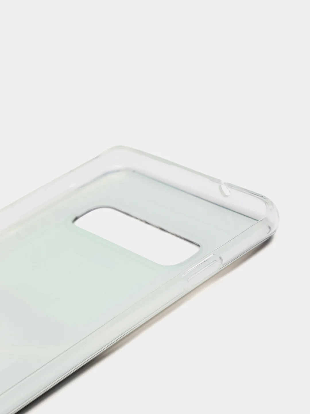 Угольный силиконовый чехол на Samsung Galaxy S10 / Самсунг S10 прозрачный с рисунком, защита камеры