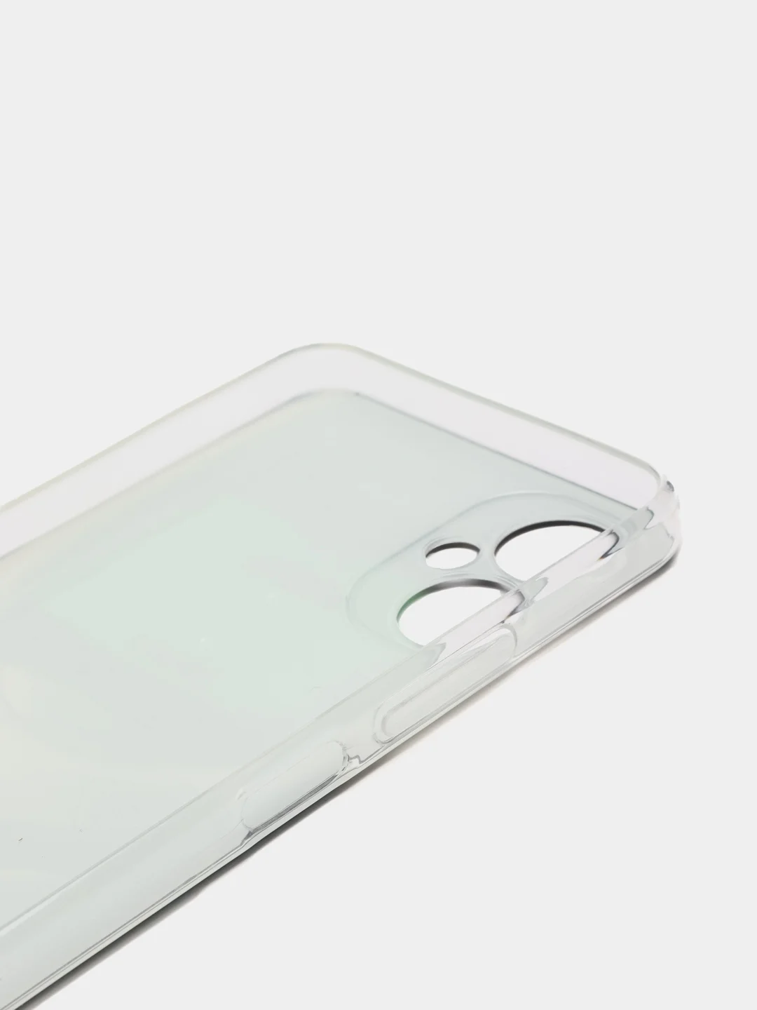 Угольный чехол на Tecno Spark 9 Pro / Текно Спарк 9 Про прозрачный, с рисунком, защита камеры