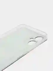 Угольный чехол на Tecno Spark 9 Pro / Текно Спарк 9 Про прозрачный, с рисунком, защита камеры