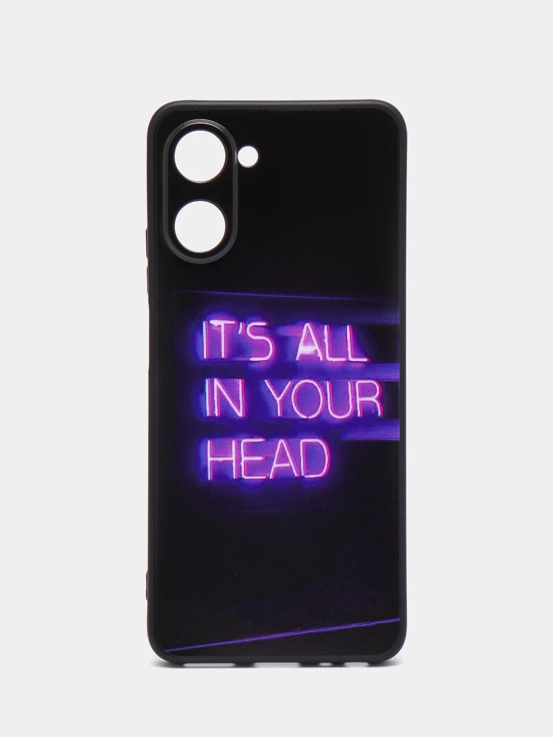 Серый силиконовый чехол для Realme 10 Pro 5G, с принтом, с рисунком (Реалми 10 Про 5 джи)