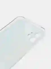 Голубой силиконовый чехол на Nothing Phone 1 / Нотинг Фон 1 прозрачный, с рисунком, защита камеры