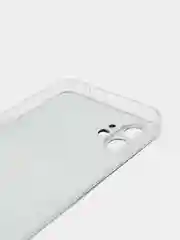 Тёмно-коричневый силиконовый чехол на Nothing Phone 1 / Нотинг Фон 1 прозрачный, с рисунком, защита камеры
