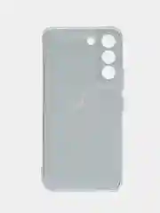 Разноцветный силиконовый чехол на Samsung Galaxy S22 / Самсунг S22 прозрачный с рисунком, защита камеры