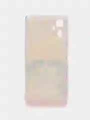 Желтый силиконовый чехол на Tecno Camon 19 Neo / Текно Камон 19 Нео с рисунком, защита камеры