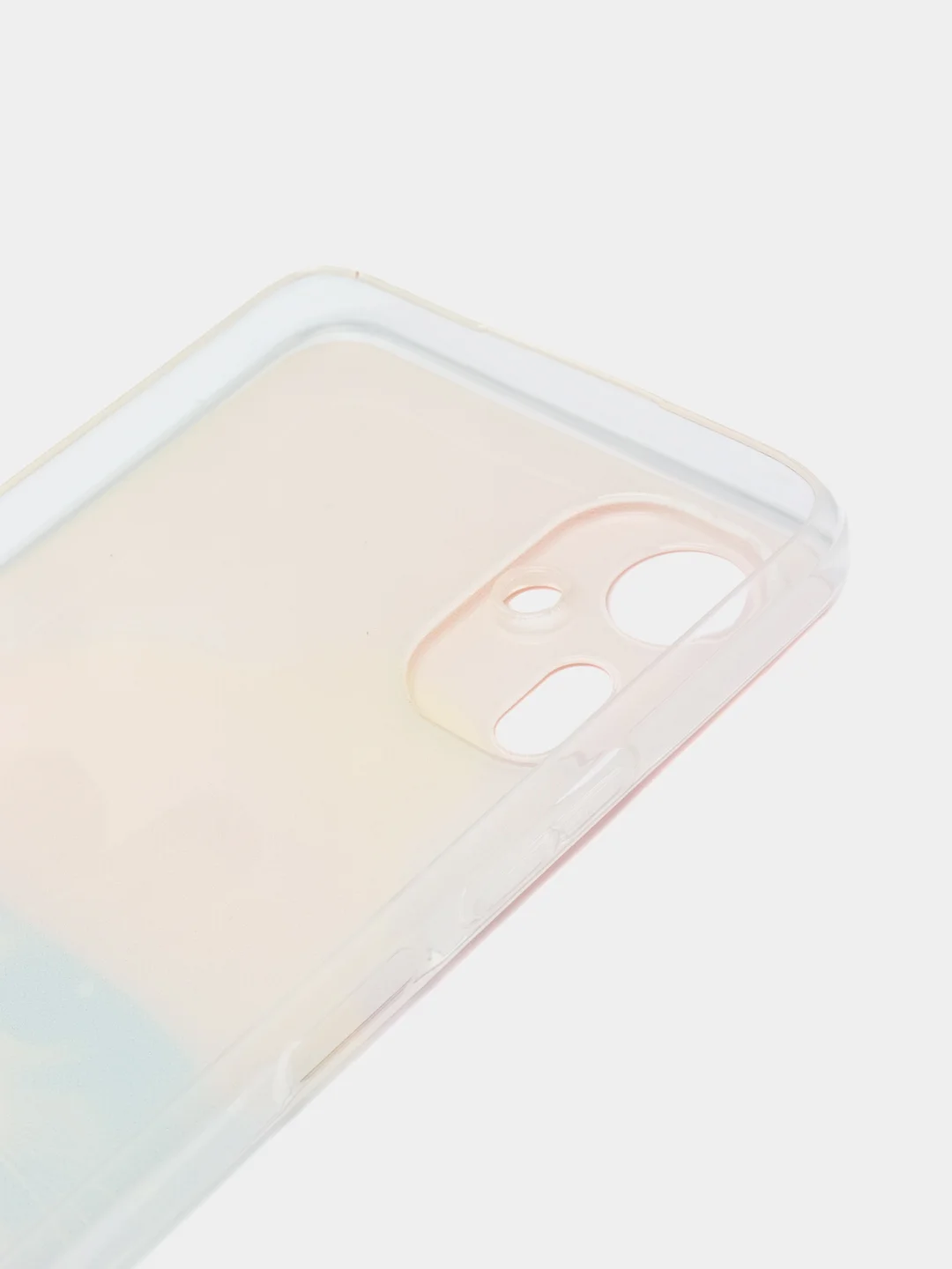 Желтый силиконовый чехол на Tecno Camon 19 Neo / Текно Камон 19 Нео с рисунком, защита камеры