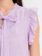 Лавандовый рубашка женская