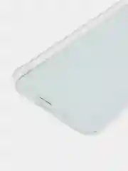 Бирюзовый силиконовый чехол на Samsung Galaxy S22 / Самсунг S22 прозрачный с рисунком, защита камеры