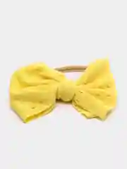 Желтый солнцезащитные, детские очки, с бантиком