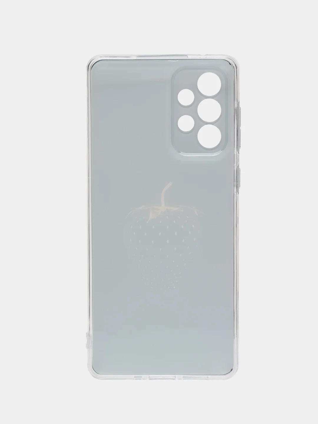 Разноцветный чехол на Samsung Galaxy A73 / Галакси А73 прозрачный, с рисунком, защита камеры