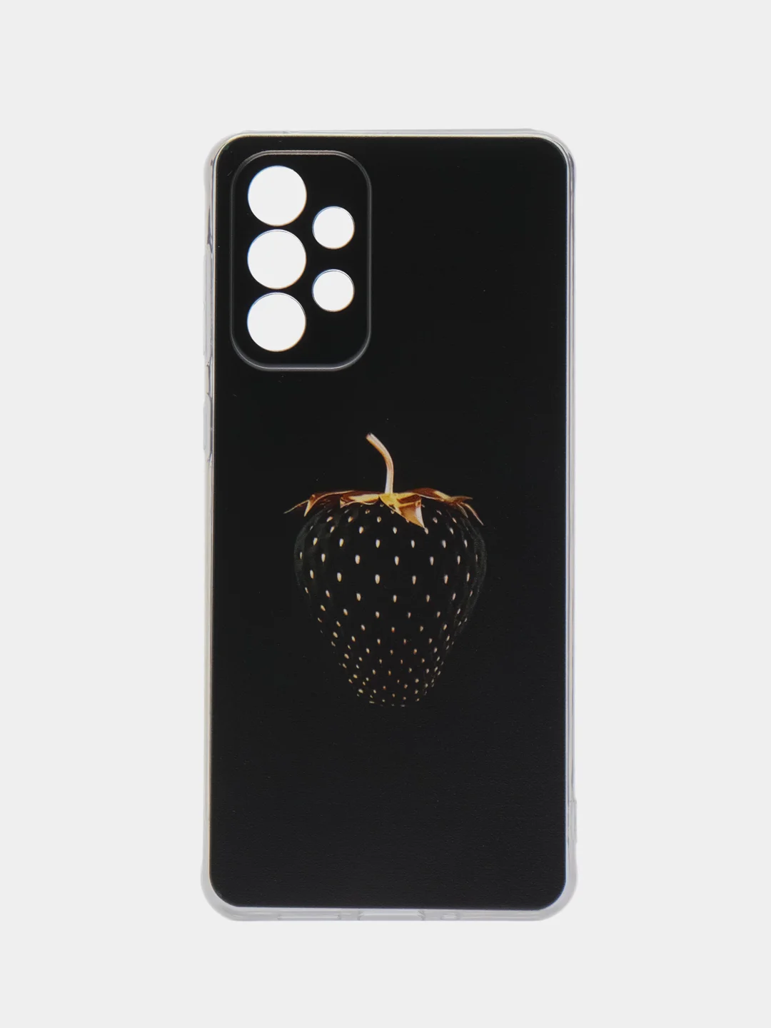 Разноцветный чехол на Samsung Galaxy A73 / Галакси А73 прозрачный, с рисунком, защита камеры