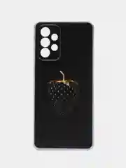 Разноцветный чехол на Samsung Galaxy A73 / Галакси А73 прозрачный, с рисунком, защита камеры