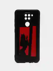 Рыжий чехол силиконовый для Xiaomi Redmi Note 9 (Сяоми Редми Ноут 9), с принтом, с рисунком
