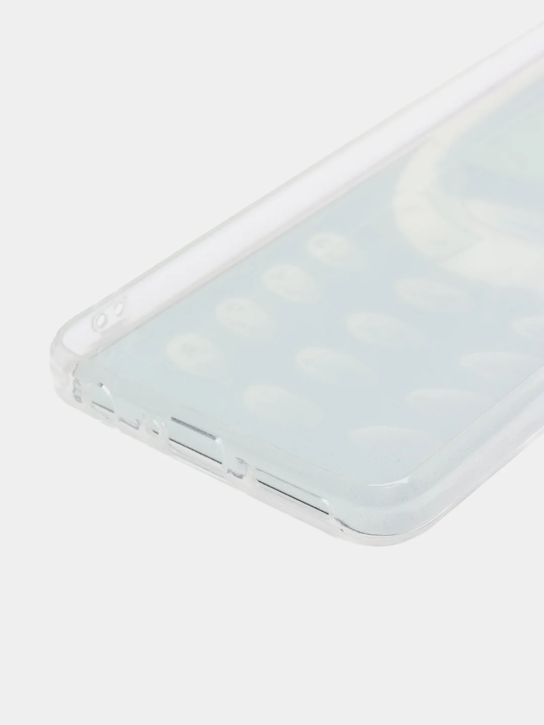 Угольный силиконовый чехол на Tecno Camon 19 Neo / Текно Камон 19 Нео с рисунком, защита камеры