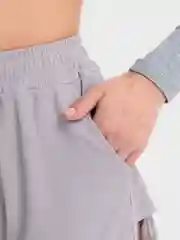 Серый шорты женские, домашние